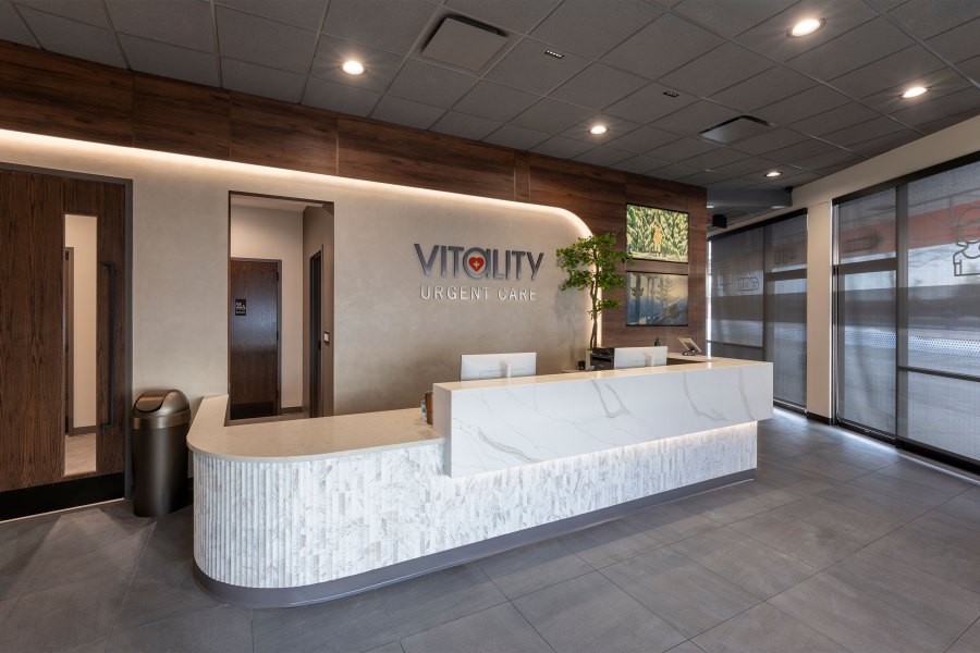 Reception Desk Vitality Urgent Care in Lake Zurich 2